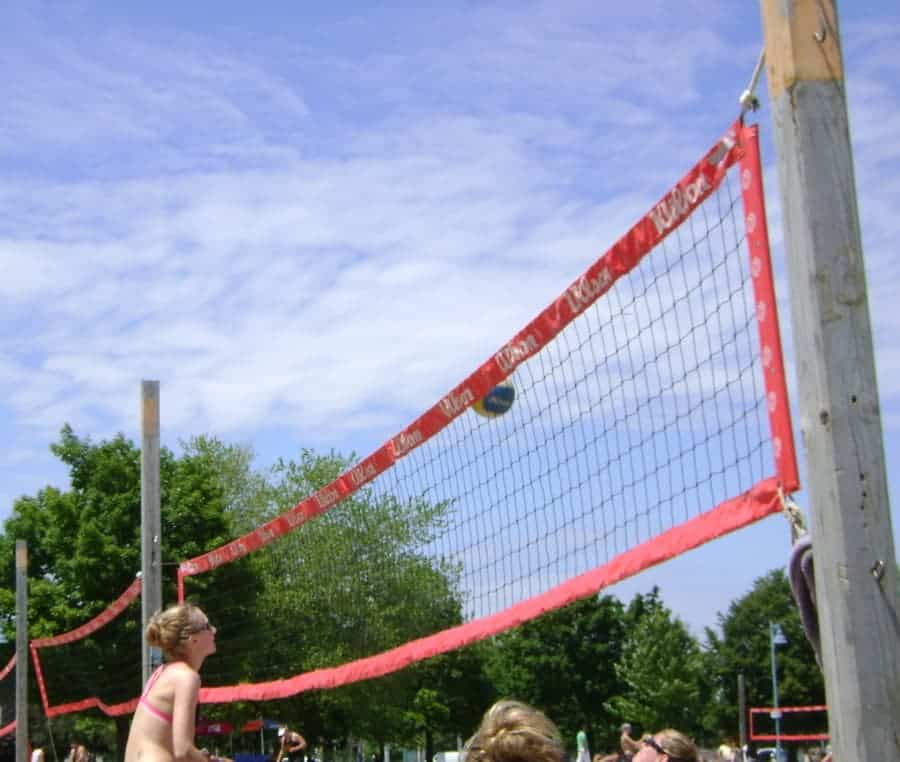 beach volleyball net