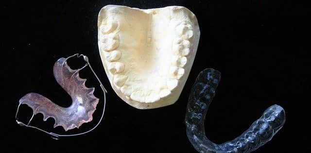 Different types of mouth guards 