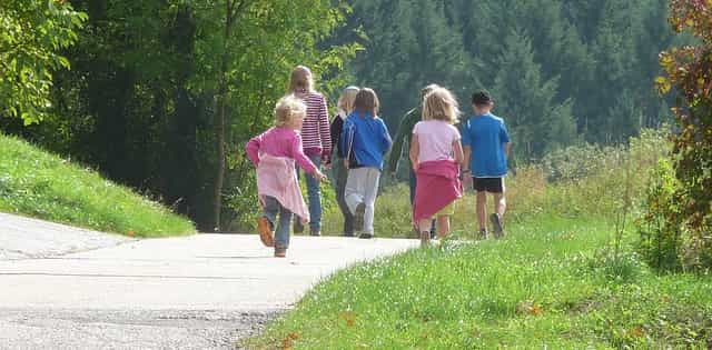 A family walking together 